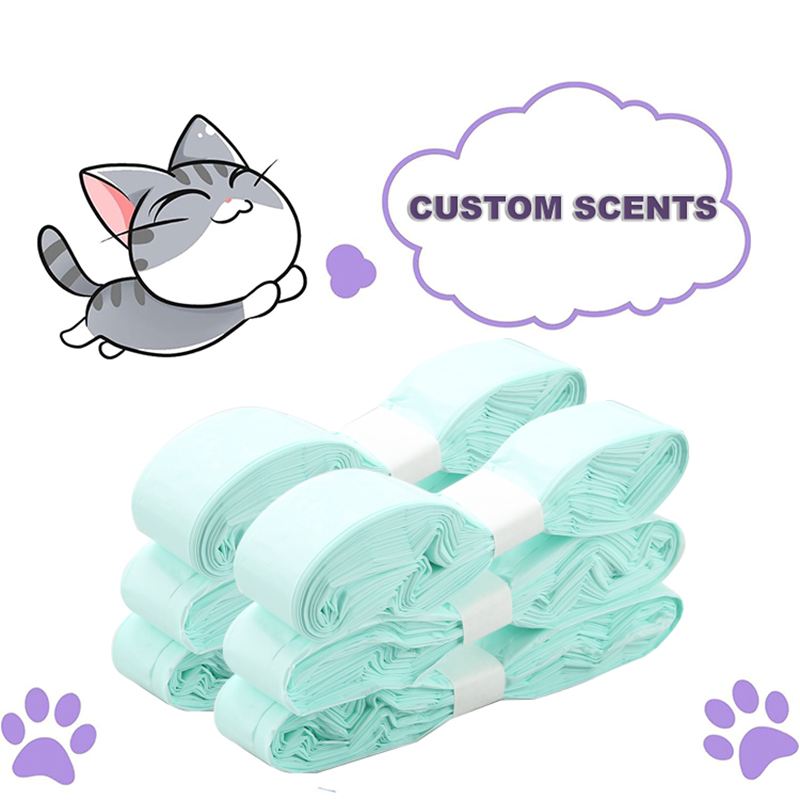 Factory Customized Replacement Diaper Bucket Refill Ring Charges Diaper Bucket Bag Cat Litter Refill Pail Bags 친환경 고양이 모래 쓰레기 봉지 교체용 라이너