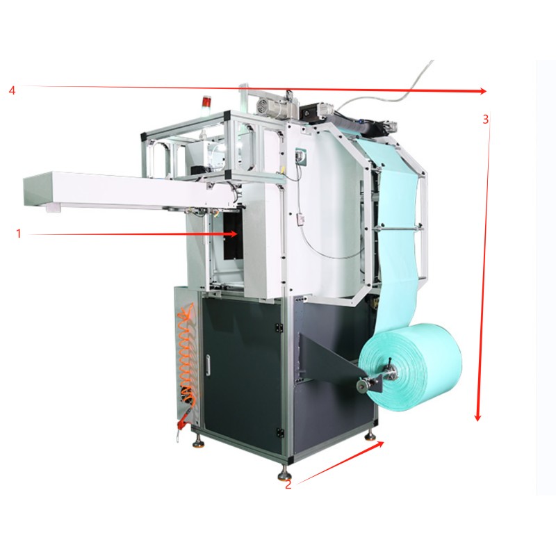 Wholesale Automatic Plastic Bag Making Machine High Speed Stabilized System Baby Diaper Pail Refill Bags Making Machine